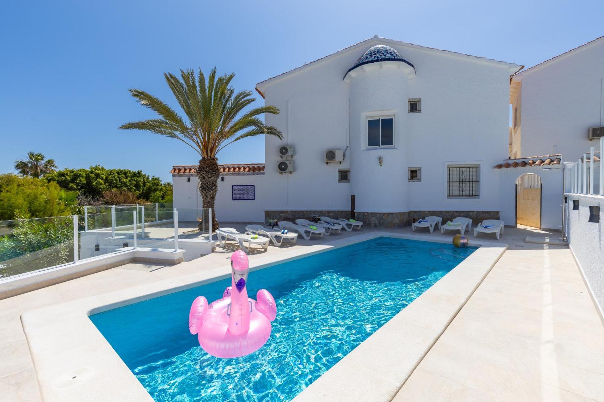Fidalsa Grand Mediterranean Beachfront Villa Playa Flamenca Luaran gambar